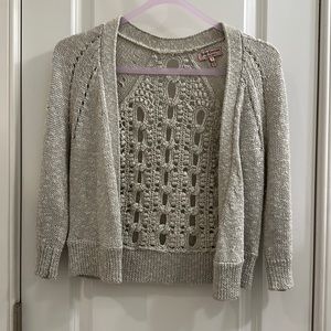 Juicy Couture Silver Knit Cardigan - P